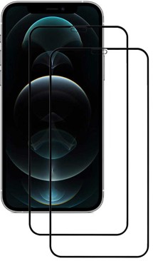 CELLFISH DUO 5D tvrzené sklo pro Apple iPhone 12 / 12 Pro Full-Frame černé 2ks