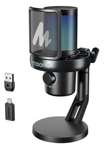 Maono DM40 Pro AI streamovací mikrofon černý