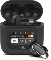 JBL Tour Pro 2 bezdrátová sluchátka s dotykovým displejem a potlačením hluku černá