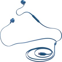 JBL Tune 305C USB-C drátová sluchátka modrá