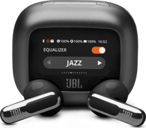 JBL Live Flex 3 bezdrátová sluchátka s dotykovým displejem a potlačením hluku černá