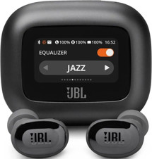 JBL Live Buds 3 bezdrátová sluchátka s dotykovým displejem a potlačením hluku černá