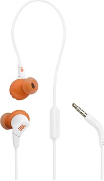 JBL Endurance Run 3 Wired drátová sportovní sluchátka bílá