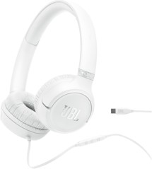JBL Tune 530C USB-C drátová náhlavní sluchátka bílá