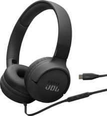 JBL Tune 520C USB-C drátová náhlavní sluchátka černá