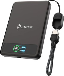BMX SolidSafe 5K Solid-State magnetická powerbanka 20W 5000mAh černá