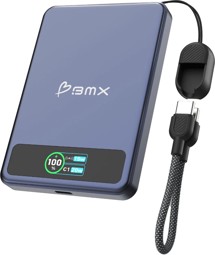 BMX SolidSafe 5K Solid-State magnetická powerbanka 20W 5000mAh modrá