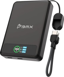 BMX SolidSafe 10K Solid-State magnetická powerbanka 30W 10000mAh černá