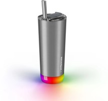 HidrateSpark PRO Tumbler chytrý hrnek 592 ml stříbrný