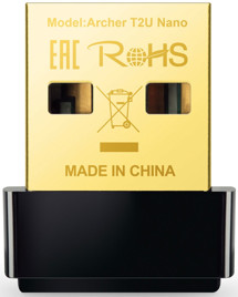 TP-Link Archer T2U Nano Wi-Fi 5 adaptér černý