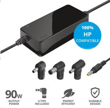 TRUST MAXO pro notebooky HP 90W, vč. Koncovek napájecí adaptér