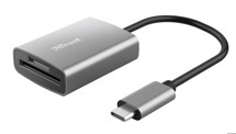  Trust Dalyx Fast USB-C čtečka paměťových karet šedá