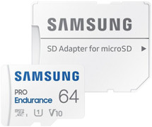 Samsung PRO Endurance microSDXC 64GB + SD adaptér
