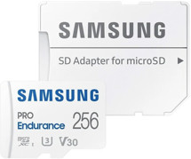 Samsung PRO Endurance microSDXC 256GB + SD adaptér