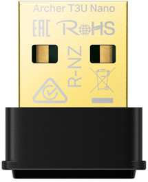 TP-Link Archer T3U Nano Wi-Fi 5 adaptér černý