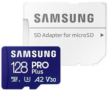 Samsung PRO Plus microSDXC 128GB + SD adaptér
