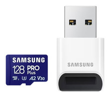 Samsung PRO Plus microSDXC 128GB + USB-A adaptér