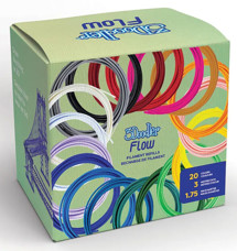 3Doodler FLOW Box Premium 20 PLA barev pro 3D pera - univerzál
