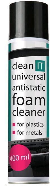 CLEAN IT antistatická čistící pěna na plasty a kov 400ml