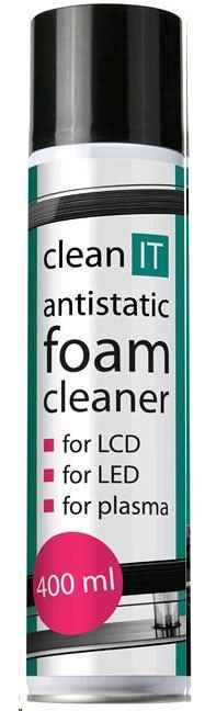 CLEAN IT antistatická čistící pěna na obrazovky 400ml