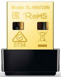 TP-Link TL-WN725N Wi-Fi 4 adaptér černý