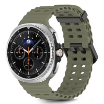 Tech-Protect silikonový řemínek pro Samsung Galaxy Watch8 / Watch8 Classic zelený