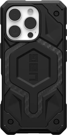 UAG Monarch Pro MagSafe odolný zadní kryt pro Apple iPhone 16 Pro karbonově černý