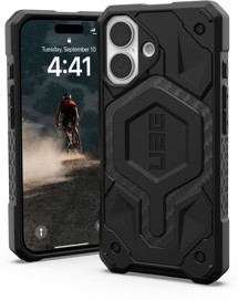 UAG Monarch Pro MagSafe odolný zadní kryt pro Apple iPhone 16 karbonově černý