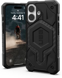 UAG Monarch odolný zadní kryt pro Apple iPhone 16 karbonově černý