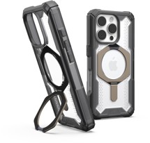 UAG Plasma XTE odolný zadní kryt se stojánkem a MagSafe magnety pro Apple iPhone 16 Pro matný / titanový