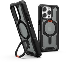 UAG Plasma XTE odolný zadní kryt se stojánkem a MagSafe magnety pro Apple iPhone 16 Pro černý / oranžový