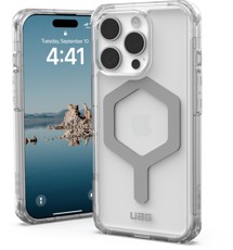 UAG Plyo MagSafe odolný zadní kryt pro Apple iPhone 16 Pro čirý/stříbrný