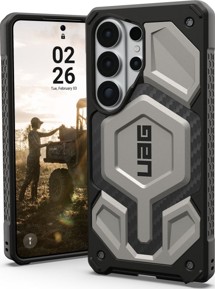 UAG Monarch Pro MagSafe odolný zadní kryt pro Samsung Galaxy S26 Ultra titanový