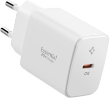 Spigen Essential 20W USB-C nabíječka bez kabelu bílá (EE201EU)