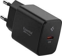 Spigen Essential 20W USB-C nabíječka bez kabelu černá (EE201EU)