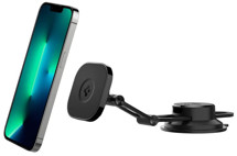 Spigen OneTap 3 držák na palubní desku s nabíjením Magsafe černý