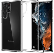 Spigen Ultra Hybrid zadní kryt pro Samsung Galaxy S22 Ultra čirý