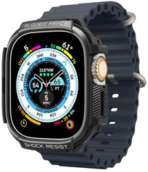 Spigen Rugged Armor pouzdro pro Apple Watch Ultra 49mm černé