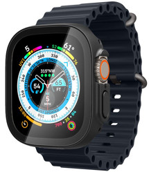 Spigen Thin Fit 360 pouzdro s tvrzeným sklem pro Apple Watch Ultra 49mm černé