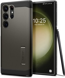 Spigen Tough Armor odolný zadní kryt pro Samsung Galaxy S23 Ultra šedý