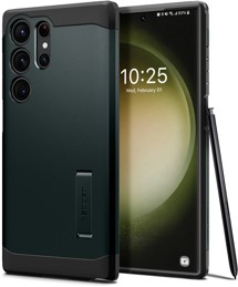 Spigen Tough Armor odolný zadní kryt pro Samsung Galaxy S23 Ultra zelený