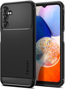 Spigen Rugged Armor odolný zadní kryt pro Samsung Galaxy A14 černý