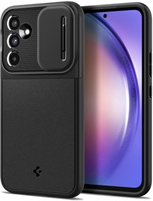 Spigen Optik Armor zadní kryt s krytkou kamery pro Samsung Galaxy A54 5G černý