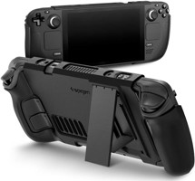 Spigen Thin Fit Pro zadní kryt se stojánkem pro Valve Steam Deck / Steam Deck OLED černý