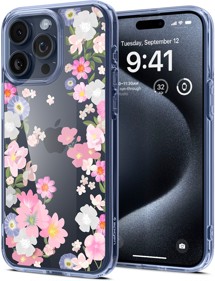 Spigen Ultra Hybrid zadní kryt pro Apple iPhone 15 Pro blossom