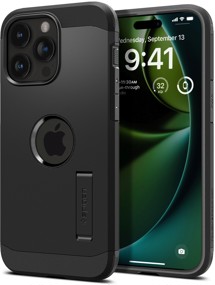 Spigen Tough Armor odolný zadní kryt s podporou MagSafe pro Apple iPhone 15 Pro Max černý