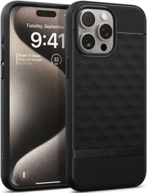 Spigen Caseology Parallax zadní kryt s podporou MagSafe pro Apple iPhone 15 Pro Max černý