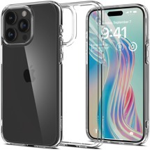 Spigen Ultra Hybrid zadní kryt pro Apple iPhone 15 Pro čirý