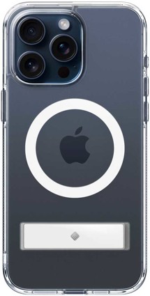 Spigen Caseology Capella zadní kryt s podporou MagSafe a stojánkem Apple iPhone 15 Pro čirý