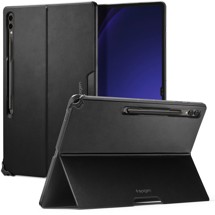 Spigen Thin Fit Pro tenký zadní kryt se stojánkem pro Samsung Galaxy Tab S10 Ultra / S9 Ultra / S8 Ultra černý